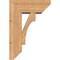 Ekena Millwork Westlake Slat Smooth Bracket w/ Offset Brace, Western Red Cedar, 7 1/2"W x 18"D x 26"H BKT0806X18X26WTL06SWR - alternate 3